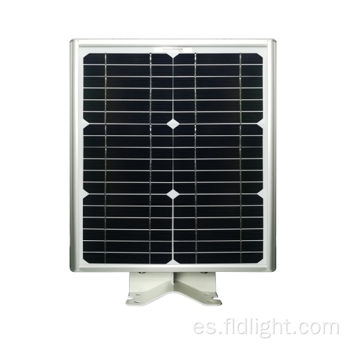 luz solar integrada con panel solar